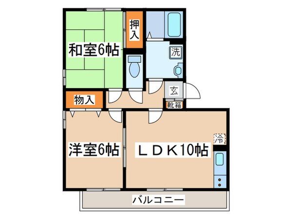 サンフレアの物件間取画像